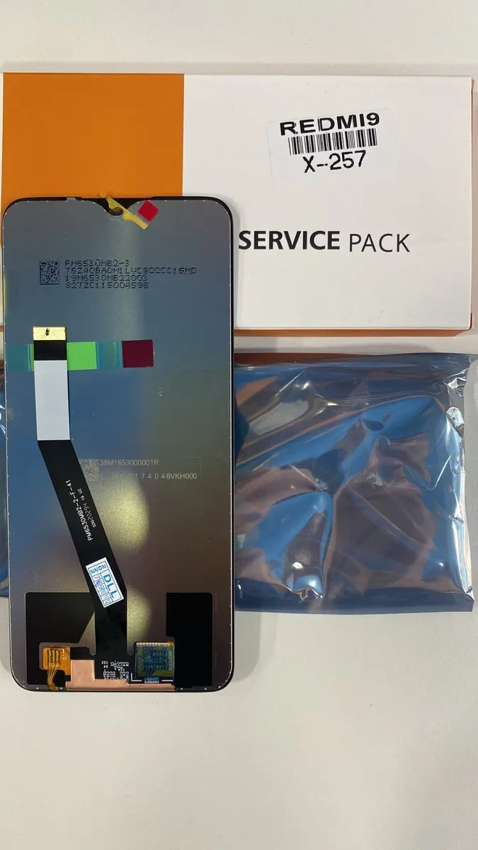 LCD XIAOMI REDMI 9 SERVICE PACK NO FRAME